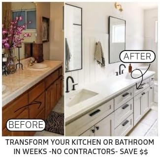 White Cabinet Doors -Shaker or Modern Flat -Custom Sized - PreFinished Cabinet Door Replacement – Easy Cabinet Upgrade- Kitchen/Bath/Closet/Custom Cabinet Door for reface – Engineered Wood
