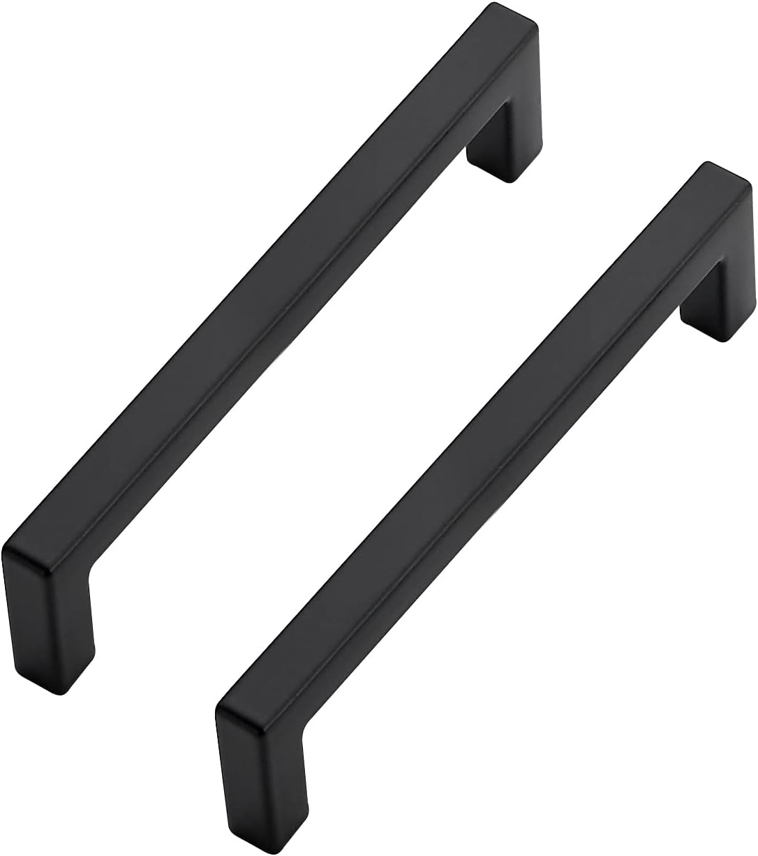 Ravinte 30 Pack Solid 3 Inch Center to Center Slim Square Bar Drawer Handles for Kitchen Cabinet Hardware Matte Black