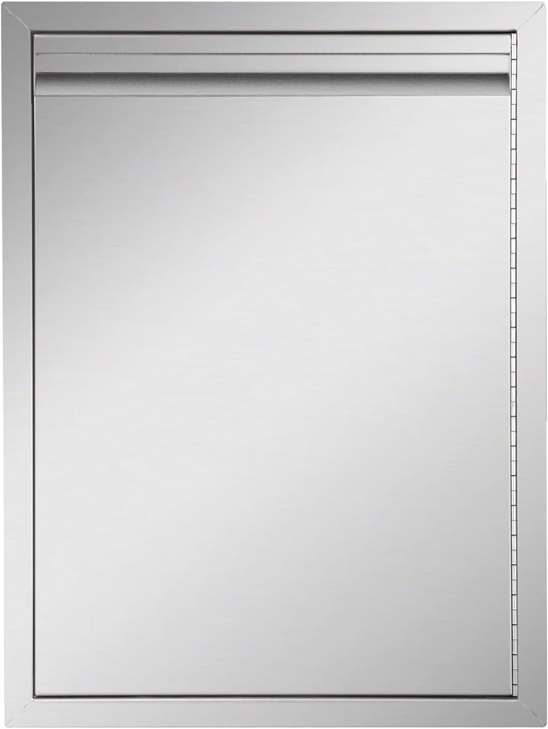 Outdoor Kitchen Single Access Door, 18W x 24H, Stainless Steel, Modern Style, Right-Opening