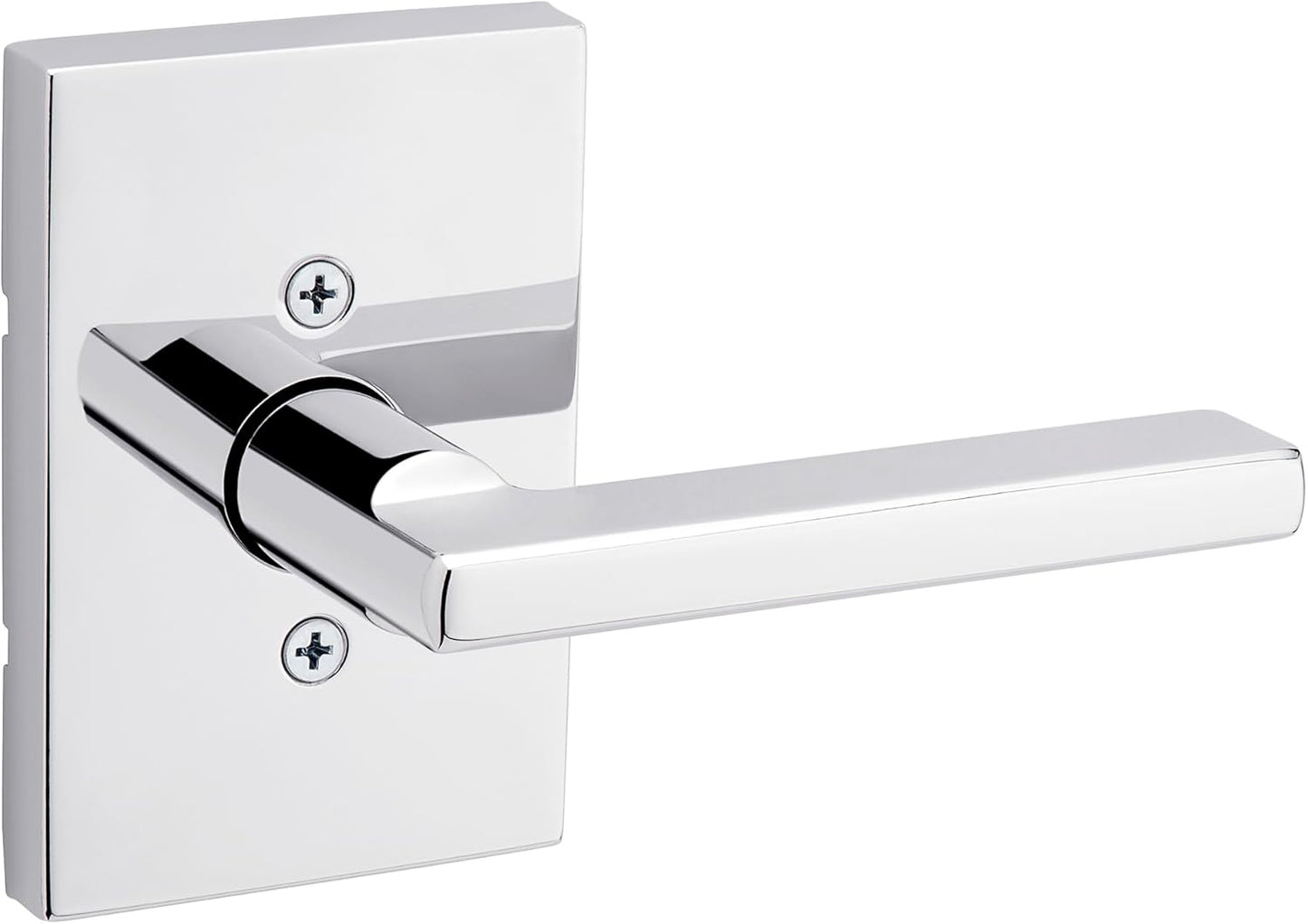 Kwikset Halifax Entry Door Handle with Lock and Key, Secure Keyed Reversible Lever Exterior, For Front Entrance and Bedrooms, Matte Black, Pick Resistant Smartkey Rekey Security and Microban