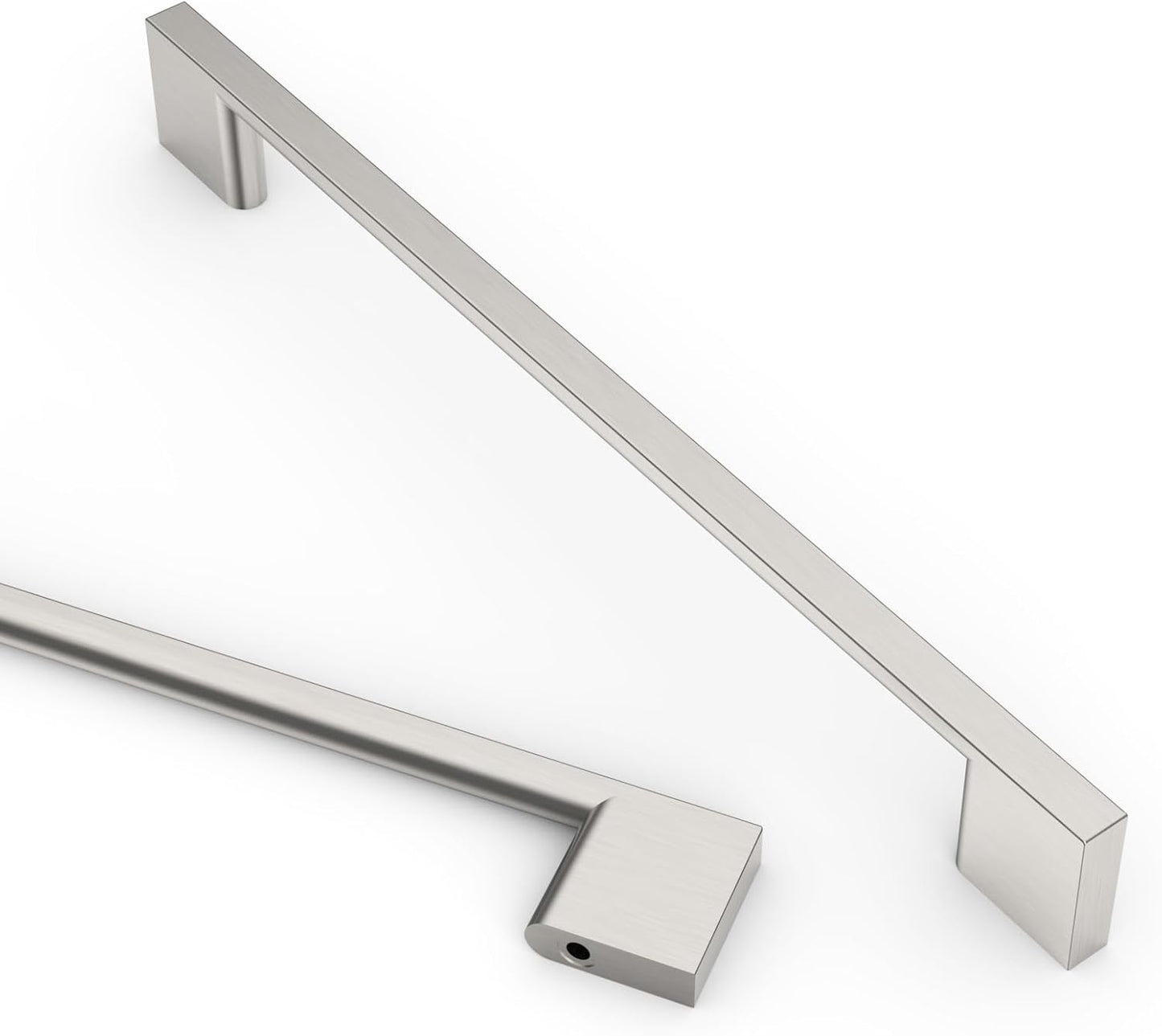 Asidrama 10 Pack 5 Inch(128mm) Brushed Satin Nickel Kitchen Cabinet Handles, Cabinet Pulls Kitchen Cabinet Hardware for Cupboard Drawer Pulls