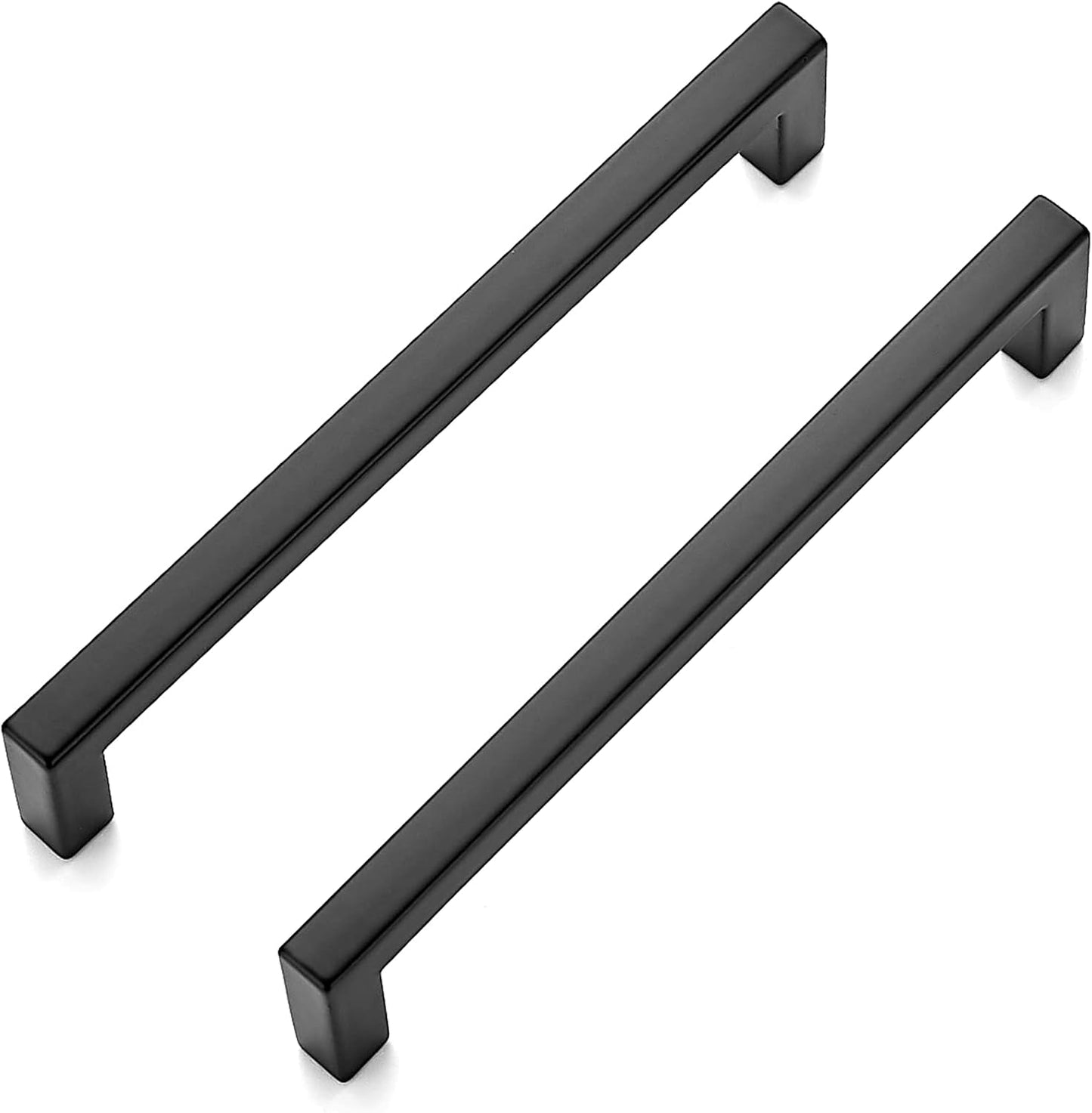 Ravinte 30 Pack Solid 3 Inch Center to Center Slim Square Bar Drawer Handles for Kitchen Cabinet Hardware Matte Black
