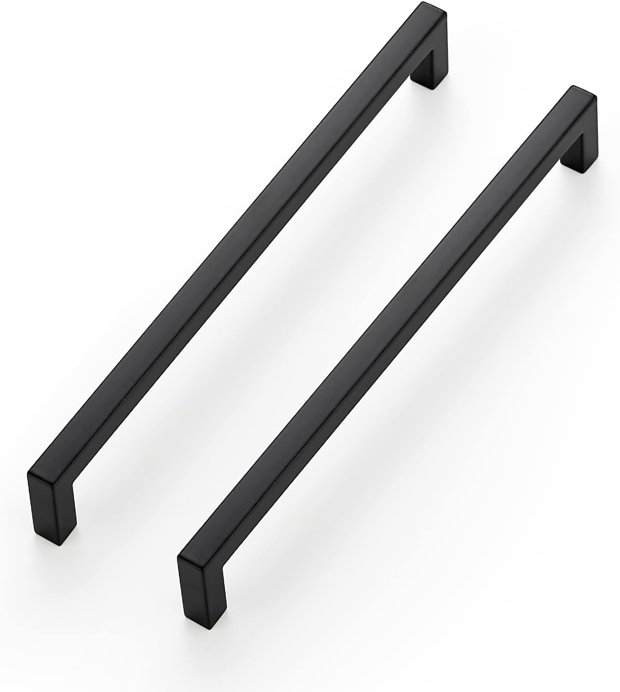 Ravinte 30 Pack Solid 3 Inch Center to Center Slim Square Bar Drawer Handles for Kitchen Cabinet Hardware Matte Black