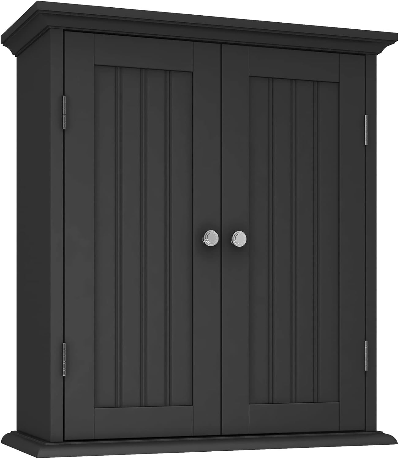 ChooChoo Bathroom Wall Cabinet, Over The Toilet Space Saver Storage Cabinet, Medicine Cabinet with 2 Door and Adjustable Shelves, Cupboard