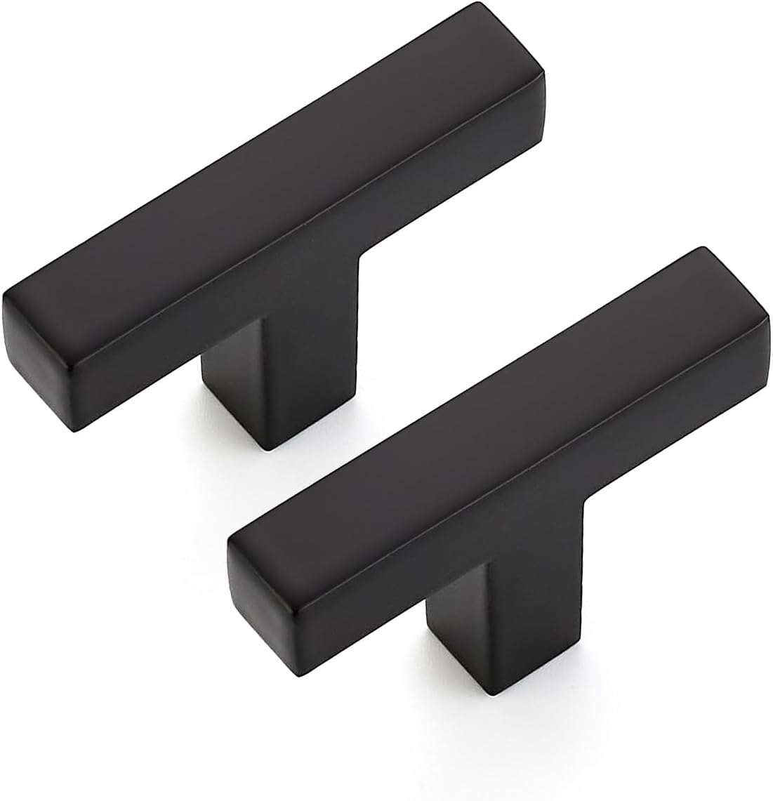 Ravinte 30 Pack Solid 3 Inch Center to Center Slim Square Bar Drawer Handles for Kitchen Cabinet Hardware Matte Black