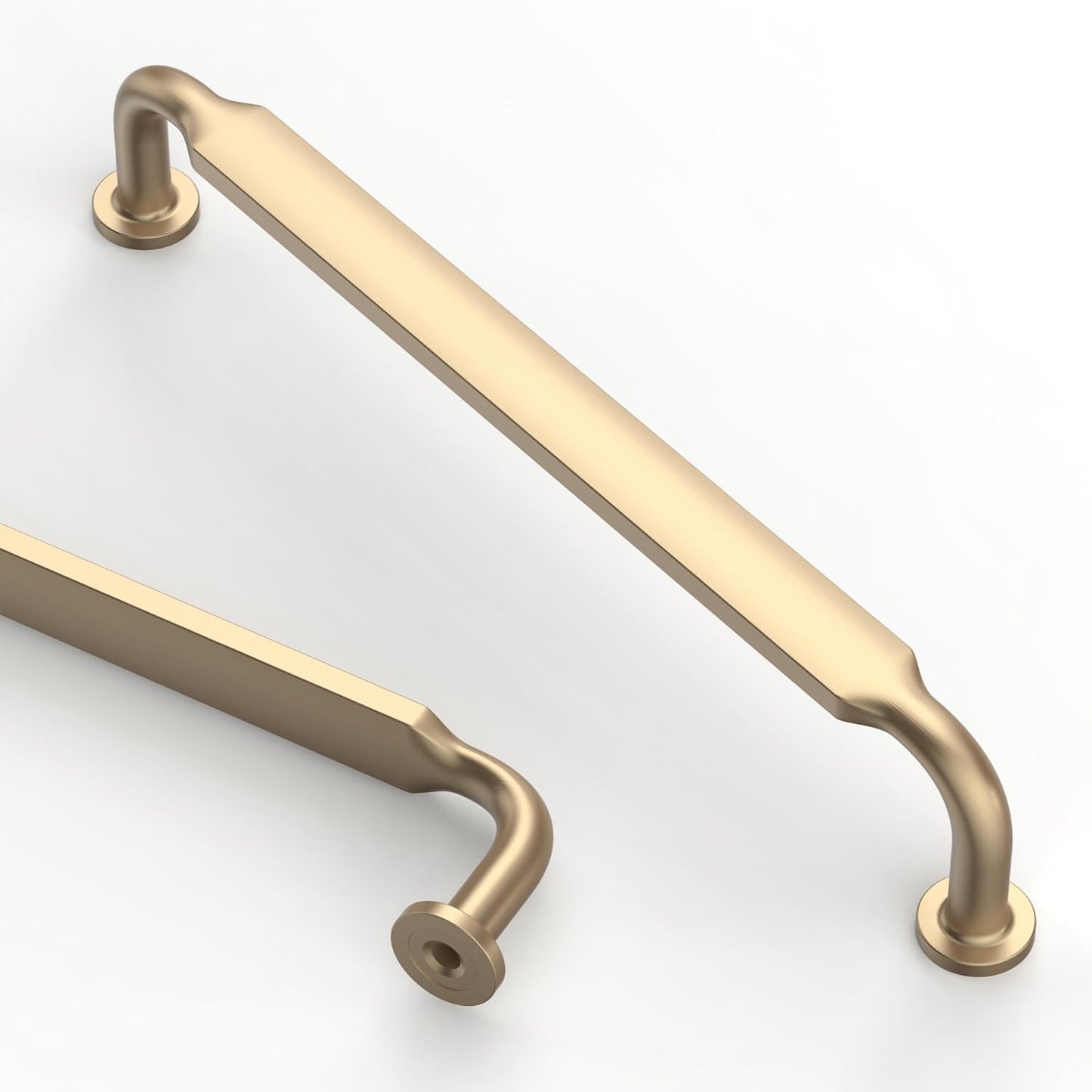 Asidrama 10 Pack 5 Inch(128mm) Champagne Bronze Kitchen Cabinet Handles, Cabinet Pulls Kitchen Cabinet Hardware for Cupboard Drawer Pulls