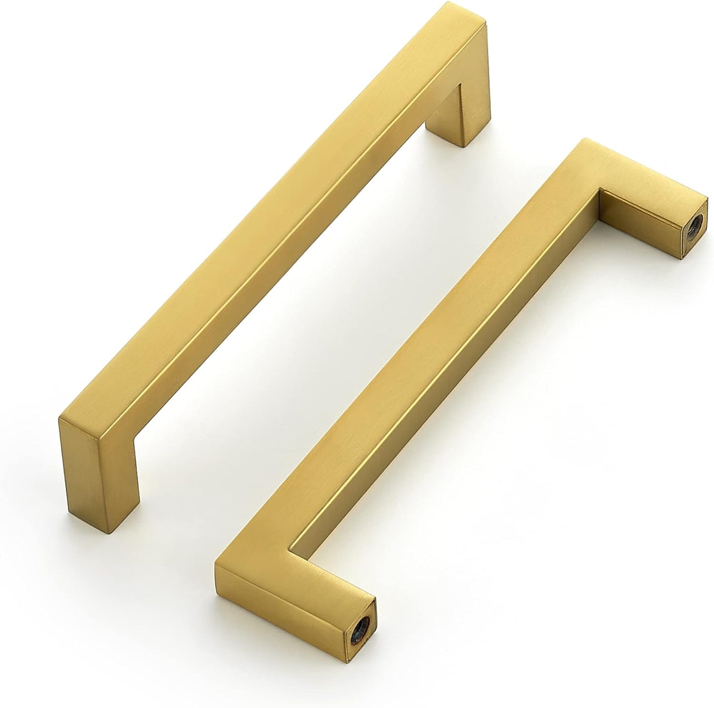 Ravinte 30 Pack 5 Inch Kitchen Square Cabinet Handles Matte Black Pulls Drawer Hardware for Cabinets Cupboard
