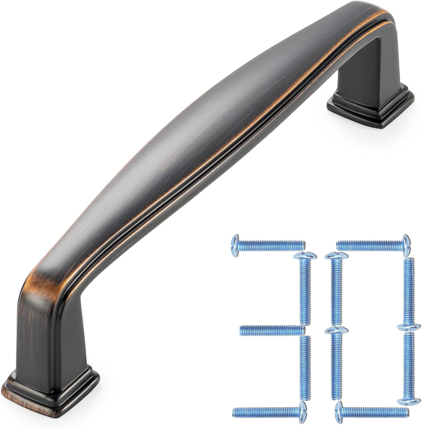 KOOFIZO 10 Pack 3 Inch Oil Rubbed Bronze Kitchen Cabinet Pulls Rubbed Bronze Cabinet Handles Bronze Cabinet Hardware for Kitchen Cabinets 1817 Drawer Dresser Cupboard Bedroom