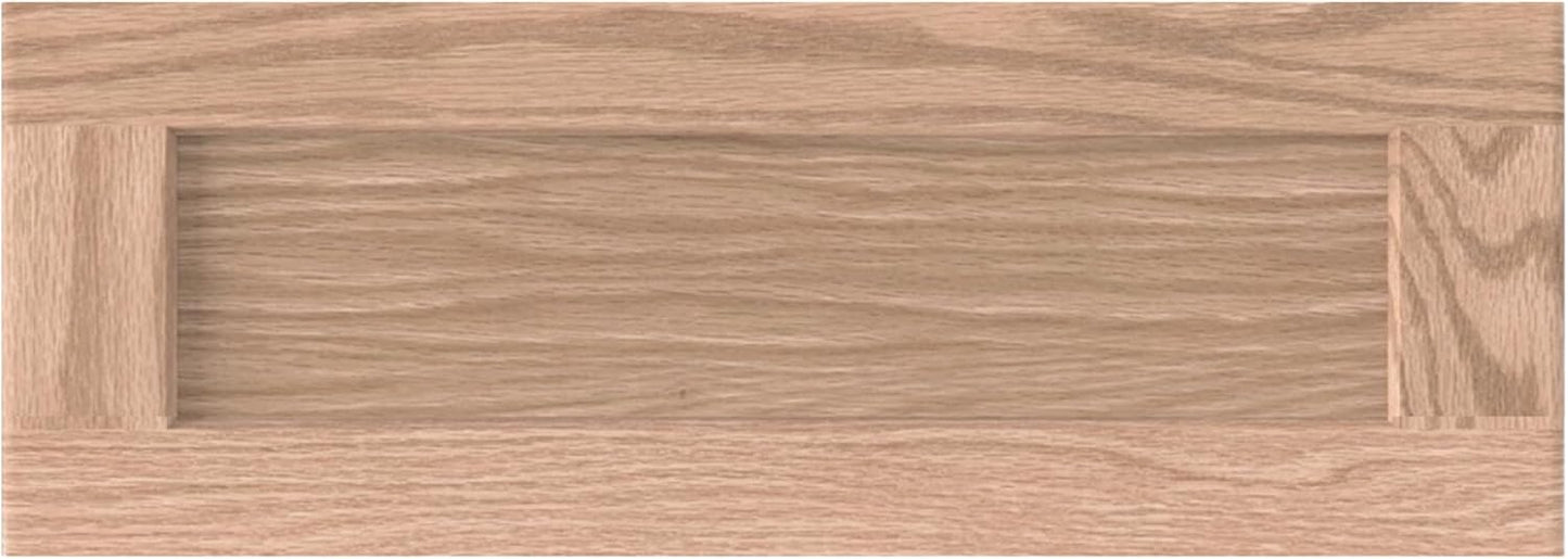 16.25W x 22.5H Unfinished Oak Kitchen Cabinet Door Replacement, Shaker Style