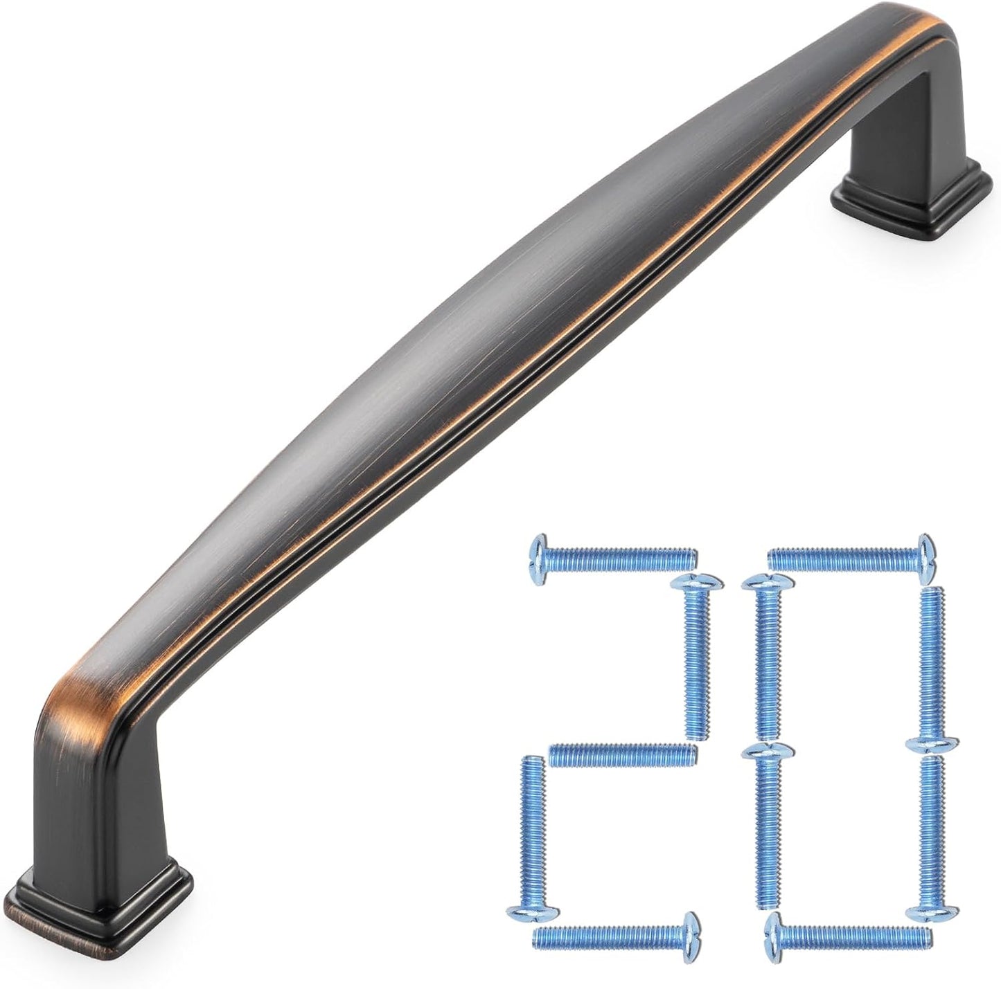 KOOFIZO 10 Pack 3 Inch Oil Rubbed Bronze Kitchen Cabinet Pulls Rubbed Bronze Cabinet Handles Bronze Cabinet Hardware for Kitchen Cabinets 1817 Drawer Dresser Cupboard Bedroom