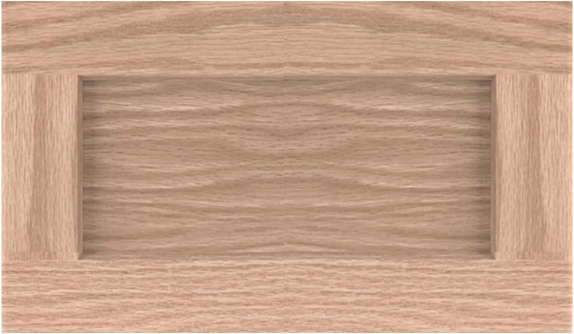 16.25W x 22.5H Unfinished Oak Kitchen Cabinet Door Replacement, Shaker Style
