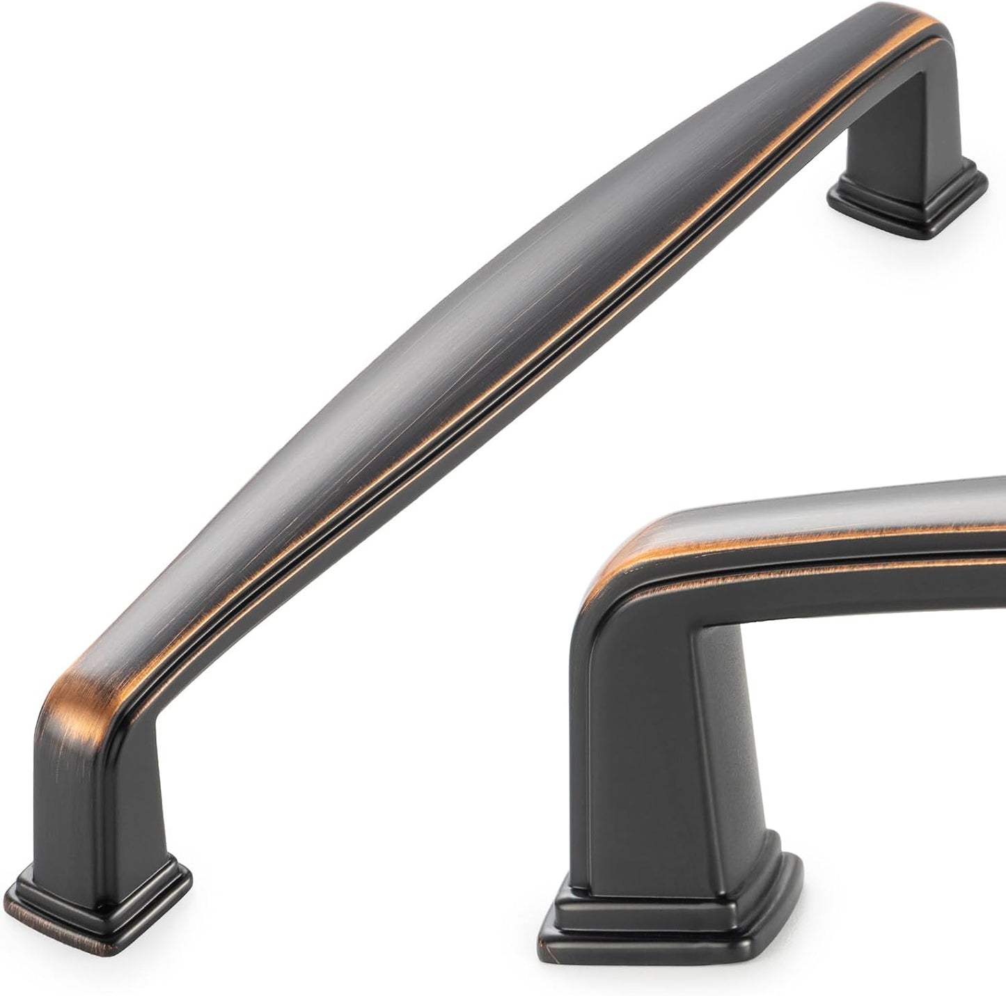 KOOFIZO 10 Pack 3 Inch Oil Rubbed Bronze Kitchen Cabinet Pulls Rubbed Bronze Cabinet Handles Bronze Cabinet Hardware for Kitchen Cabinets 1817 Drawer Dresser Cupboard Bedroom