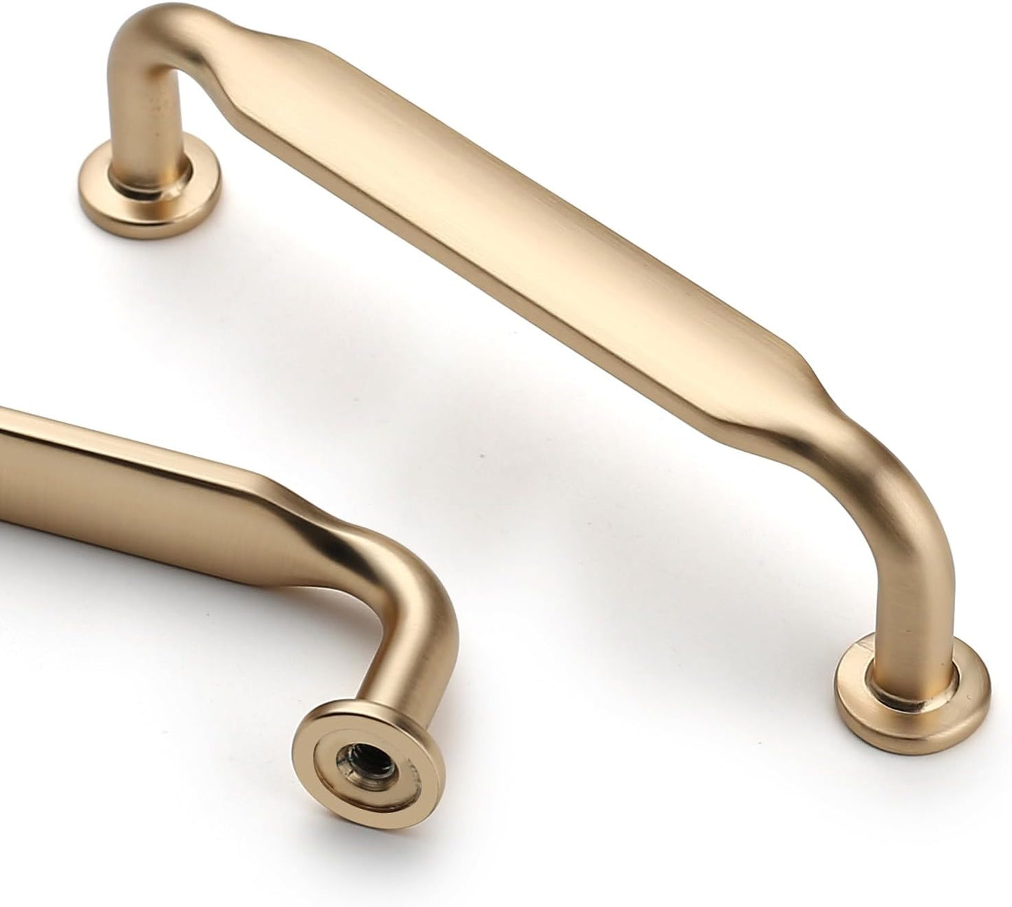 Asidrama 10 Pack 5 Inch(128mm) Champagne Bronze Kitchen Cabinet Handles, Cabinet Pulls Kitchen Cabinet Hardware for Cupboard Drawer Pulls