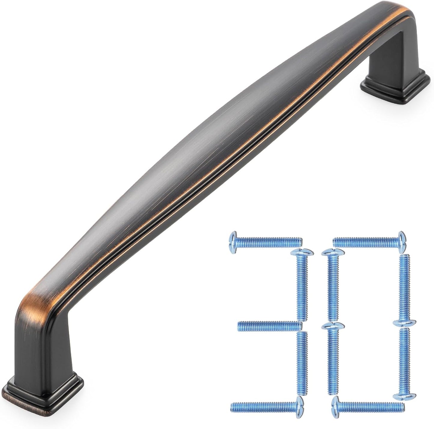KOOFIZO 10 Pack 3 Inch Oil Rubbed Bronze Kitchen Cabinet Pulls Rubbed Bronze Cabinet Handles Bronze Cabinet Hardware for Kitchen Cabinets 1817 Drawer Dresser Cupboard Bedroom