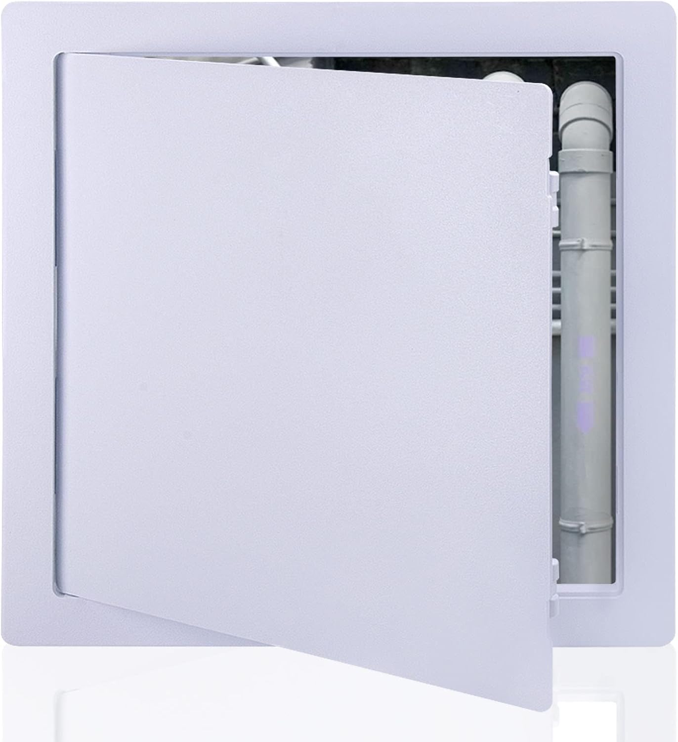 Plumbing Access Panel for Drywall 14 x 29 Inch Plastic Access Door Removable Wall Access Panel Ceiling Reinforced Hinged Durable White