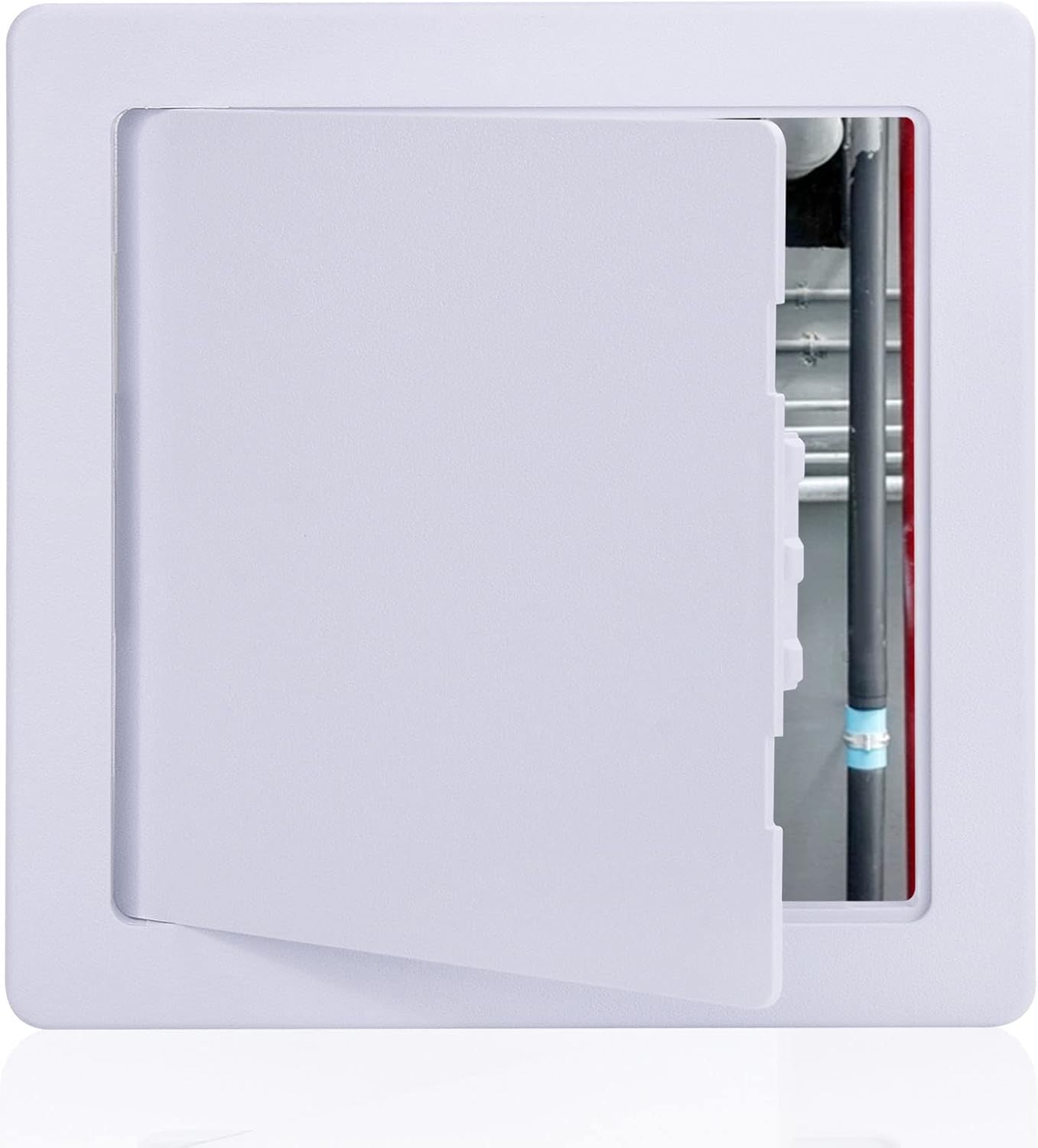 Plumbing Access Panel for Drywall 14 x 29 Inch Plastic Access Door Removable Wall Access Panel Ceiling Reinforced Hinged Durable White