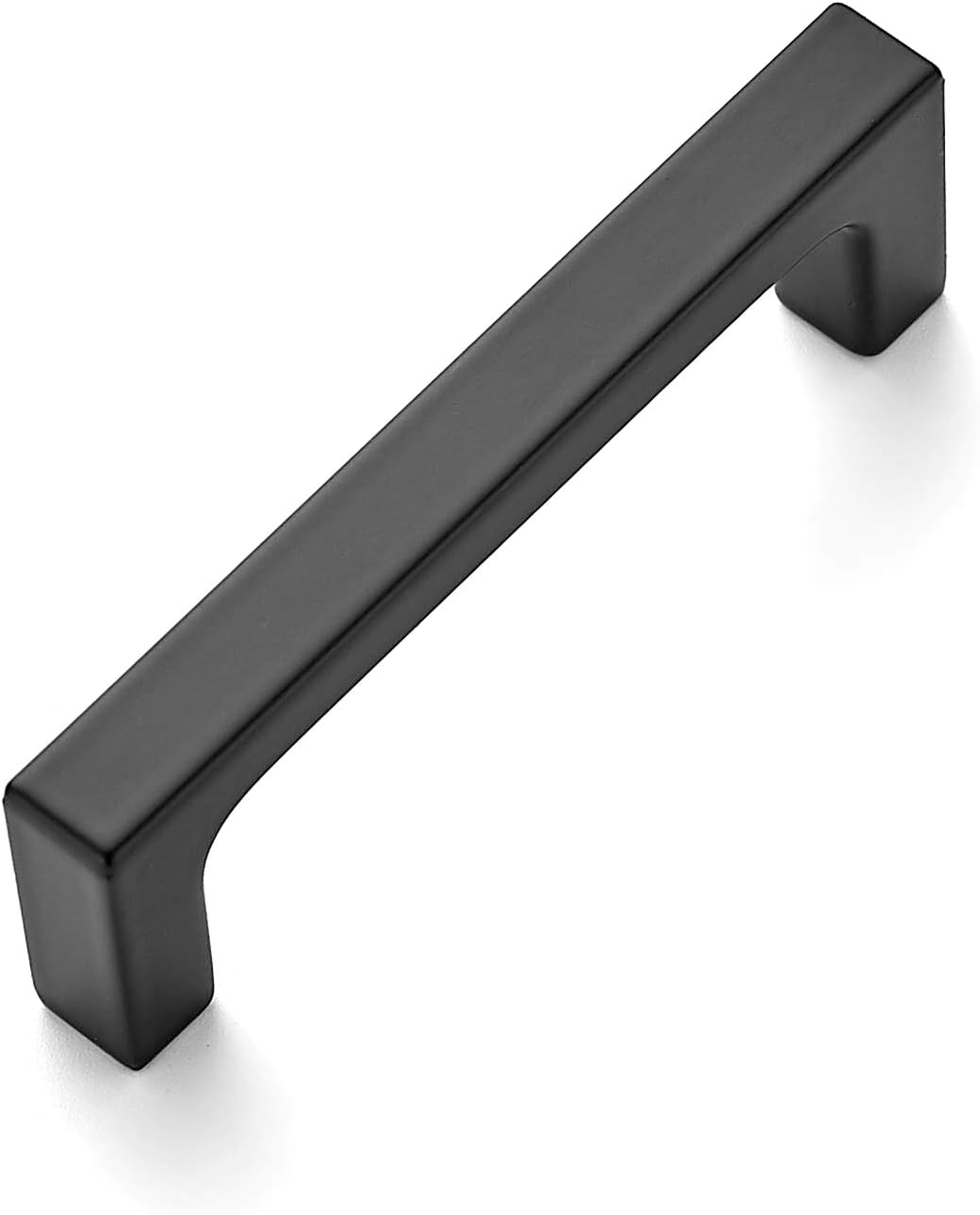 Ravinte 30 Pack Solid 5 Inch Kitchen Square Cabinet Handles Matte Black Pulls Drawer Pulls Kitchen Cabinet Hardware Flat Black Handles