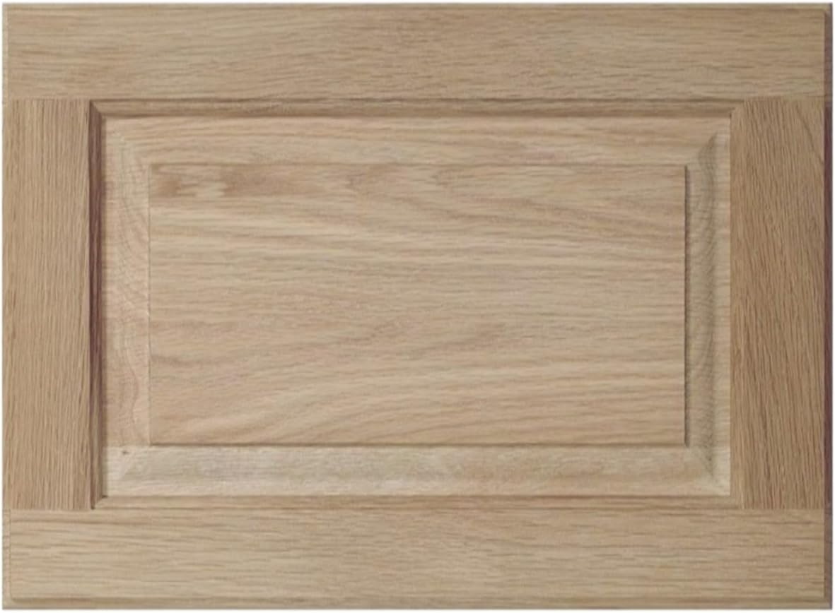 14.75W x 22.5H Unfinished Oak Kitchen Cabinet Door Replacement, Raised Panel