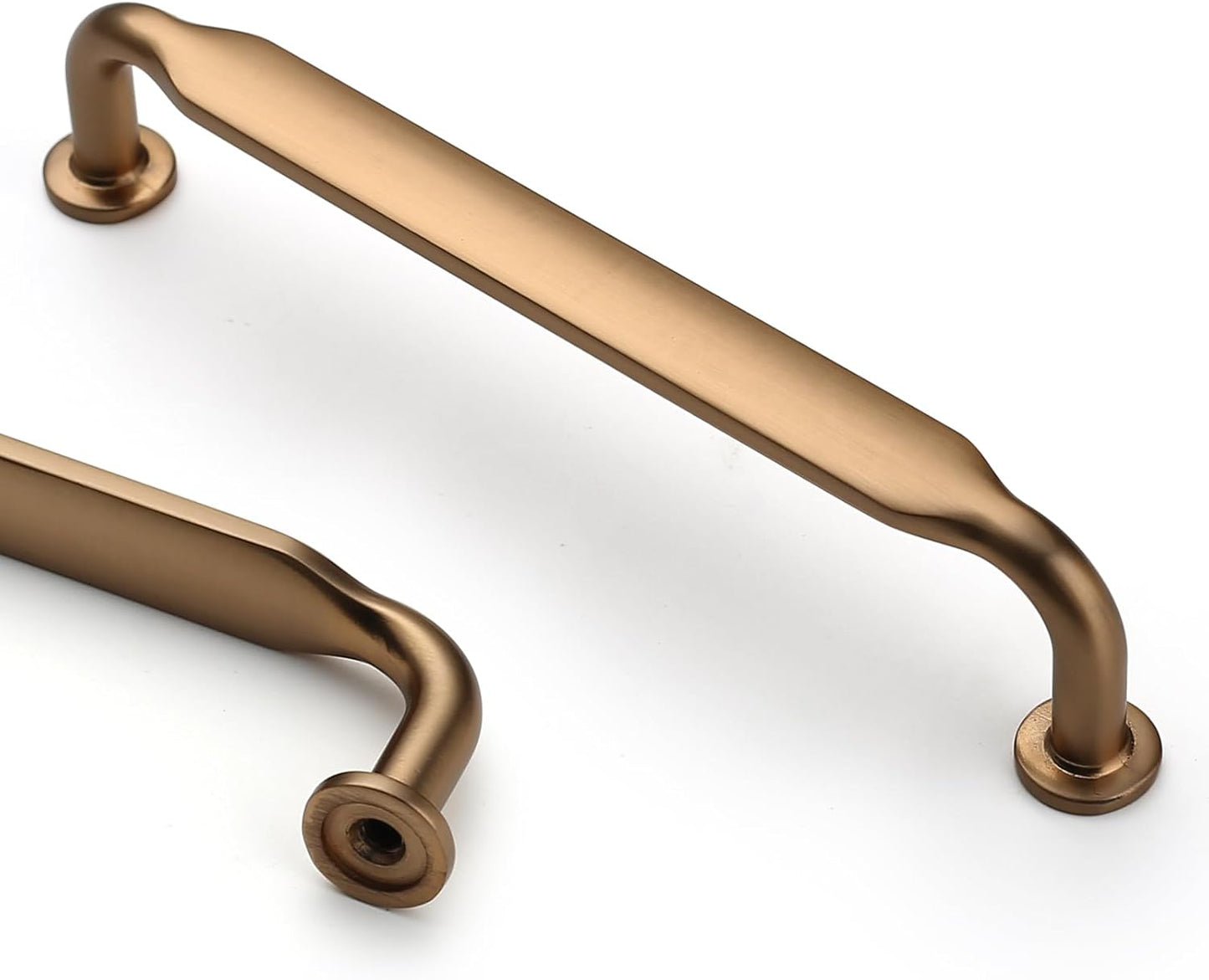 Asidrama 10 Pack 5 Inch(128mm) Champagne Bronze Kitchen Cabinet Handles, Cabinet Pulls Kitchen Cabinet Hardware for Cupboard Drawer Pulls