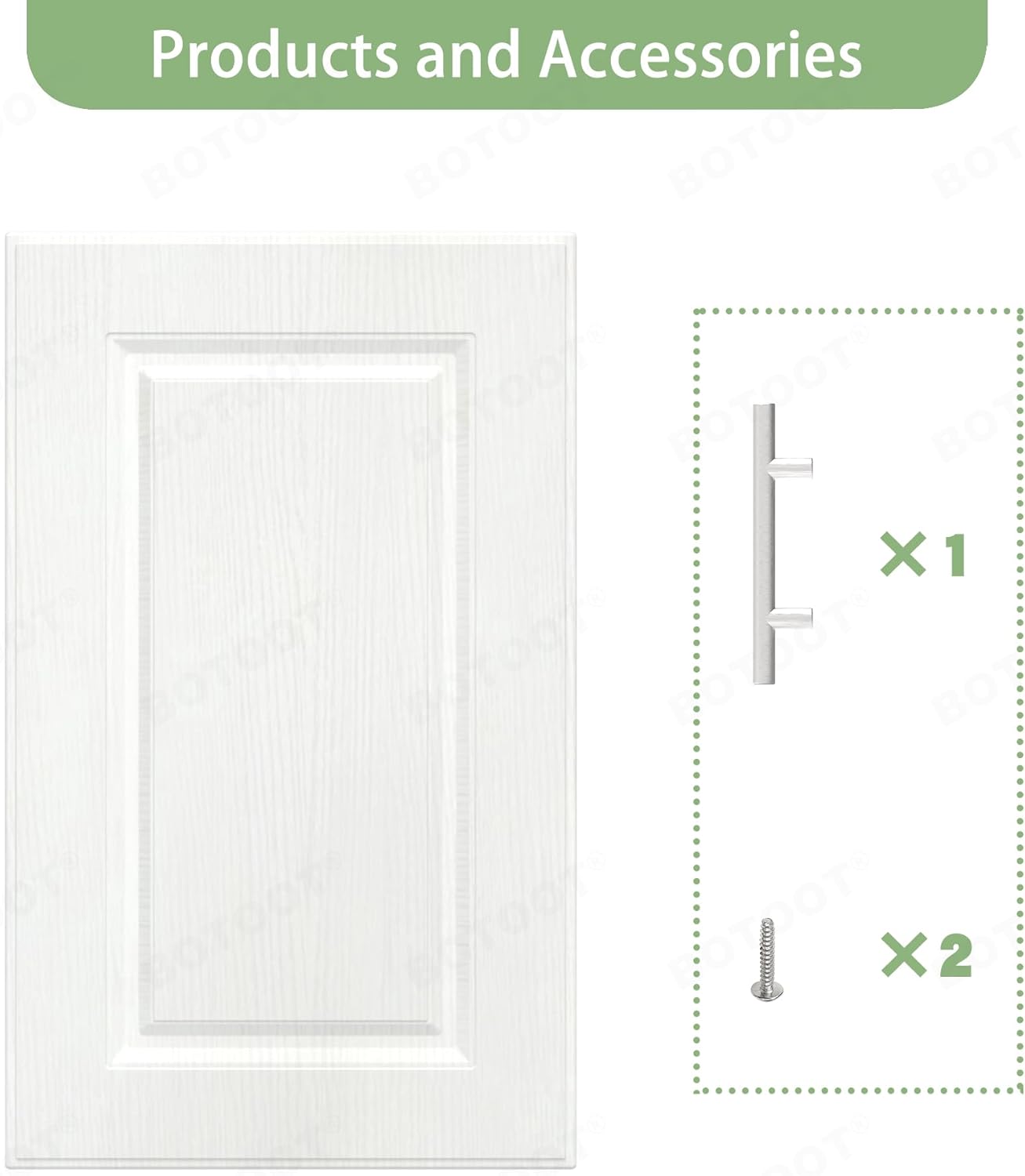 Built-in Cabinet Doors - Cabinet Doors for Kitchen, Living Room, Bedroom, Bathroom - 29 Inch High (White Texture, 17.75 Inch Wide)