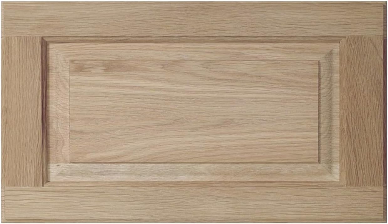14.75W x 22.5H Unfinished Oak Kitchen Cabinet Door Replacement, Raised Panel