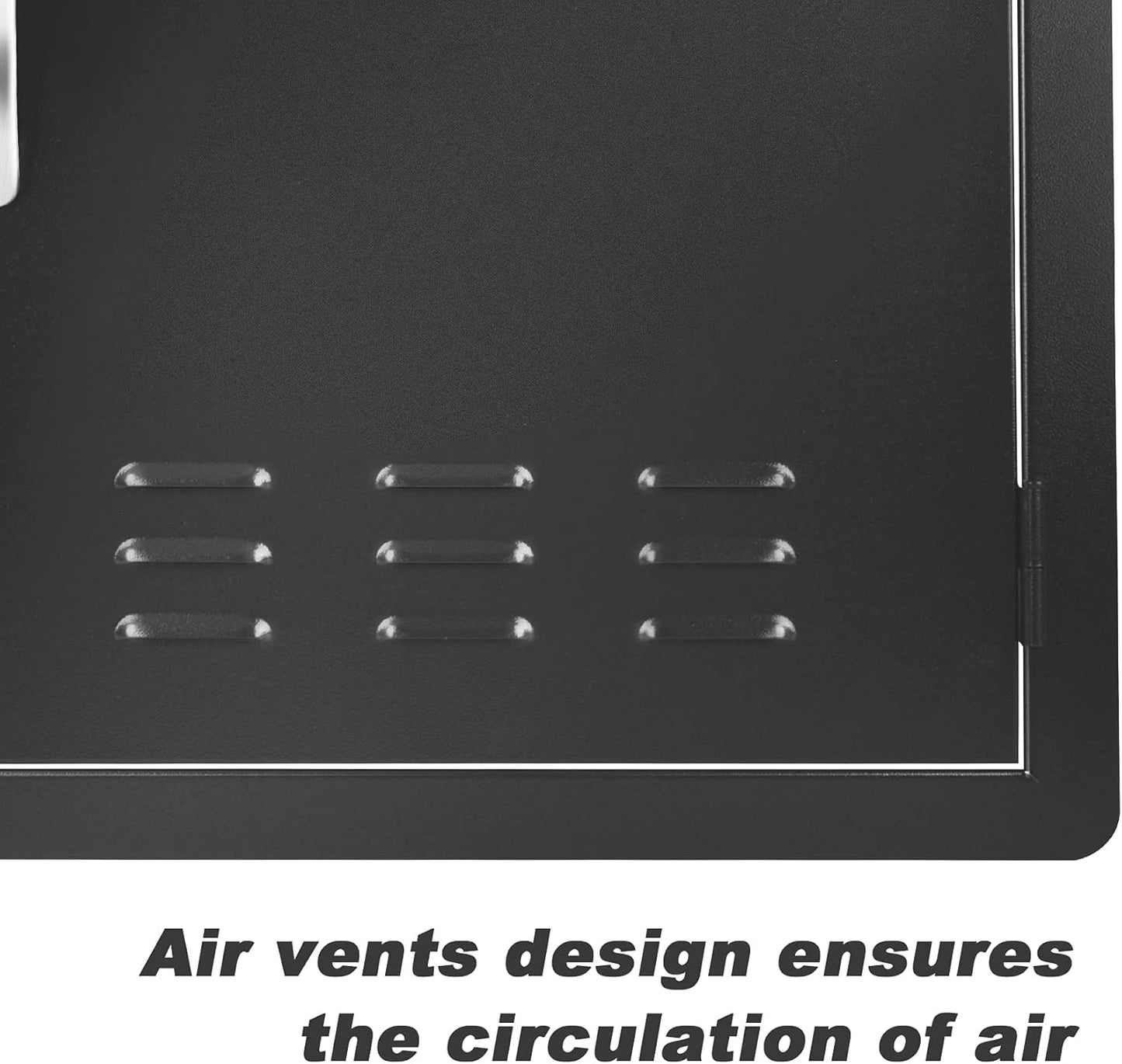 Stanbroil BBQ Outdoor Kitchen Door, Black Steel Single Vertical Access Door Perfect for Outdoor Kitchen, BBQ Island, Grilling Station -17 1/4" by 24 1/4"