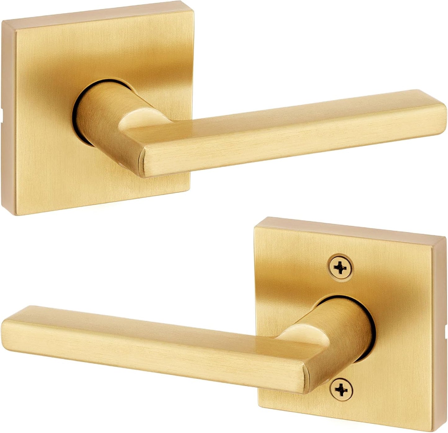 Kwikset Halifax Entry Door Handle with Lock and Key, Secure Keyed Reversible Lever Exterior, For Front Entrance and Bedrooms, Matte Black, Pick Resistant Smartkey Rekey Security and Microban