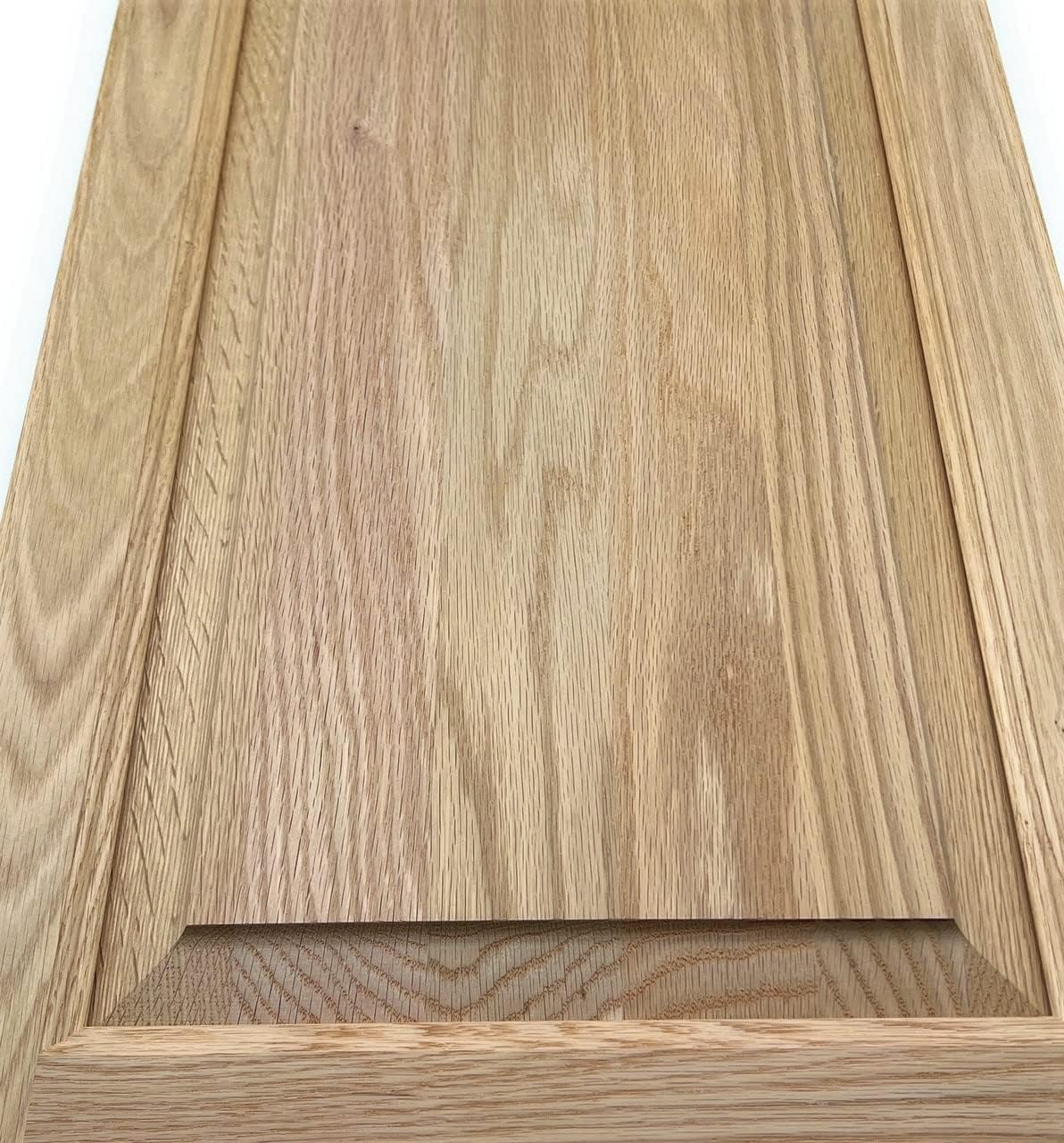 14.75W x 22.5H Unfinished Oak Kitchen Cabinet Door Replacement, Raised Panel