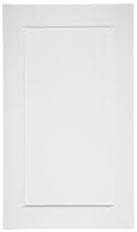 Primed MDF Cabinet Door Bathroom-Kitchen-Closet Replacement - 22 Inch Tall (Shaker, 16 Inch Wide)