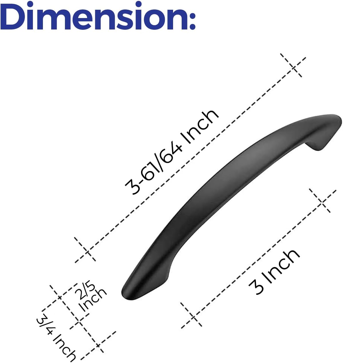 Ravinte 30 Pack 3 Inch Cabinet Handles Matte Black Cabinet Pulls Black Drawer Pulls Kitchen Hardware Kitchen Handles for Cabinets Cupboard Handles Drawer Handles