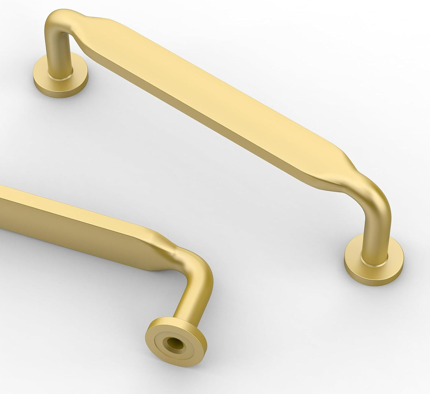 Asidrama 10 Pack 5 Inch(128mm) Champagne Bronze Kitchen Cabinet Handles, Cabinet Pulls Kitchen Cabinet Hardware for Cupboard Drawer Pulls