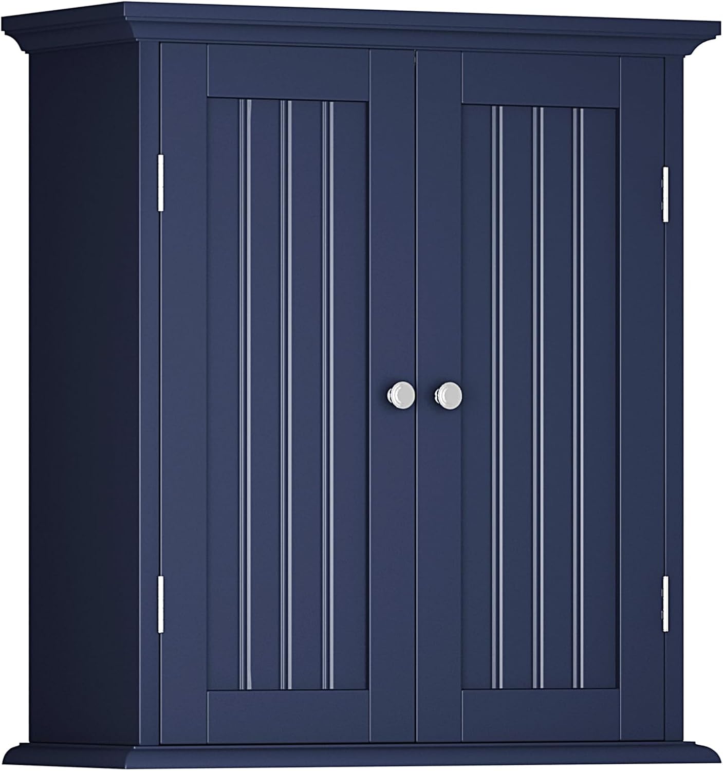 ChooChoo Bathroom Wall Cabinet, Over The Toilet Space Saver Storage Cabinet, Medicine Cabinet with 2 Door and Adjustable Shelves, Cupboard