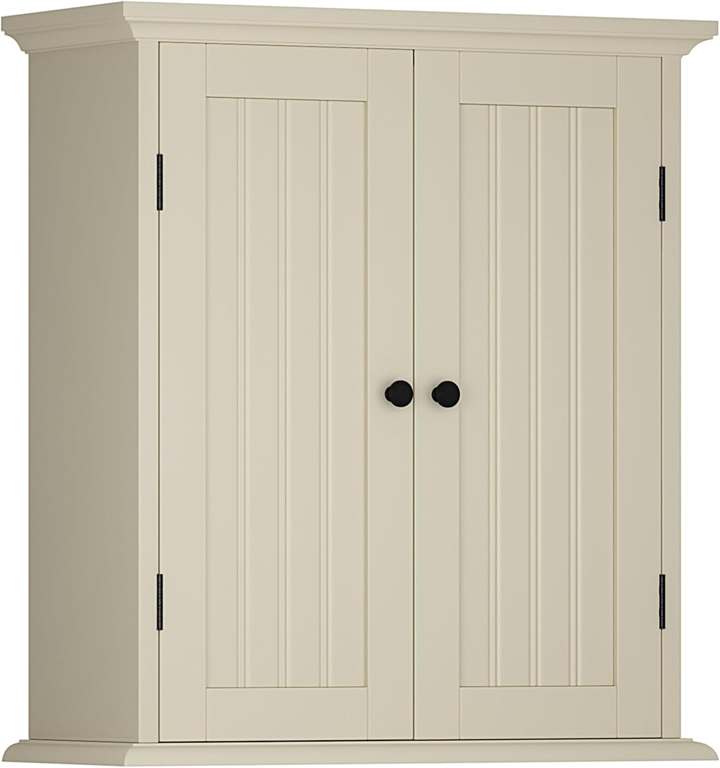 ChooChoo Bathroom Wall Cabinet, Over The Toilet Space Saver Storage Cabinet, Medicine Cabinet with 2 Door and Adjustable Shelves, Cupboard