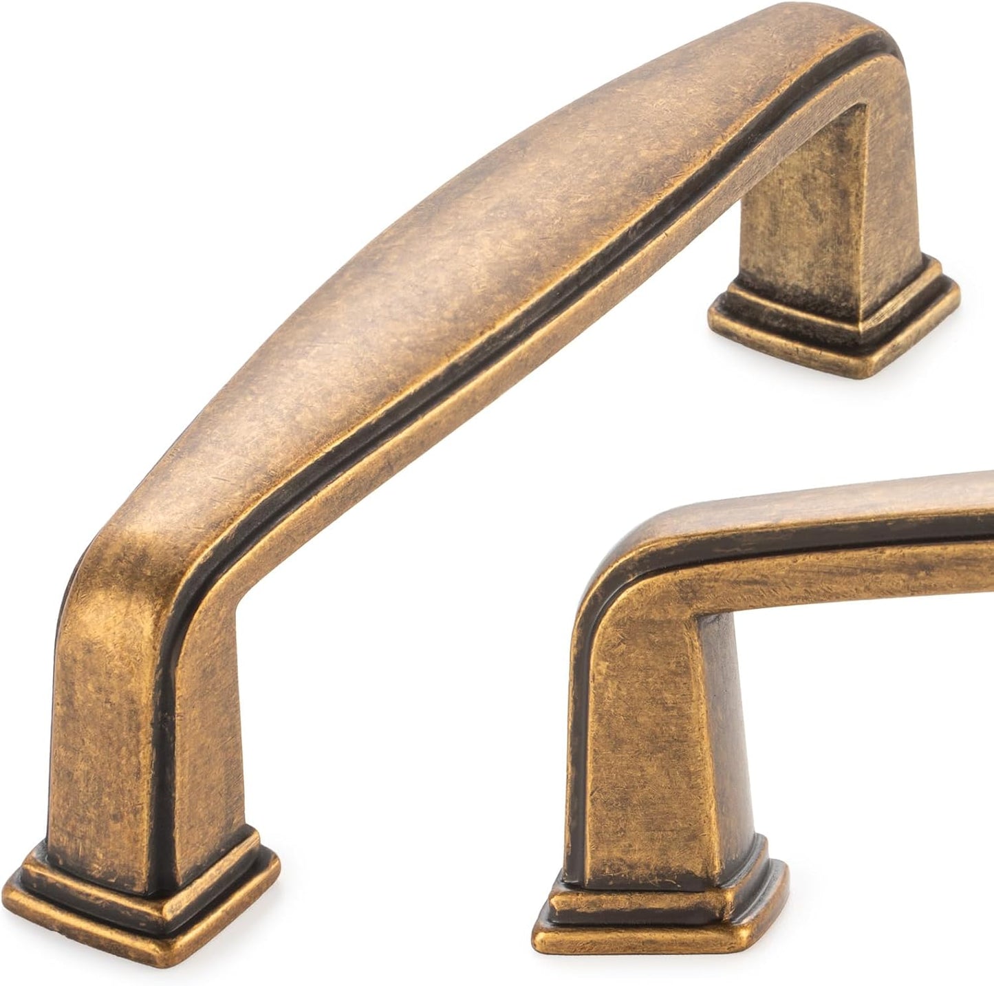 KOOFIZO 10 Pack 3 Inch Oil Rubbed Bronze Kitchen Cabinet Pulls Rubbed Bronze Cabinet Handles Bronze Cabinet Hardware for Kitchen Cabinets 1817 Drawer Dresser Cupboard Bedroom